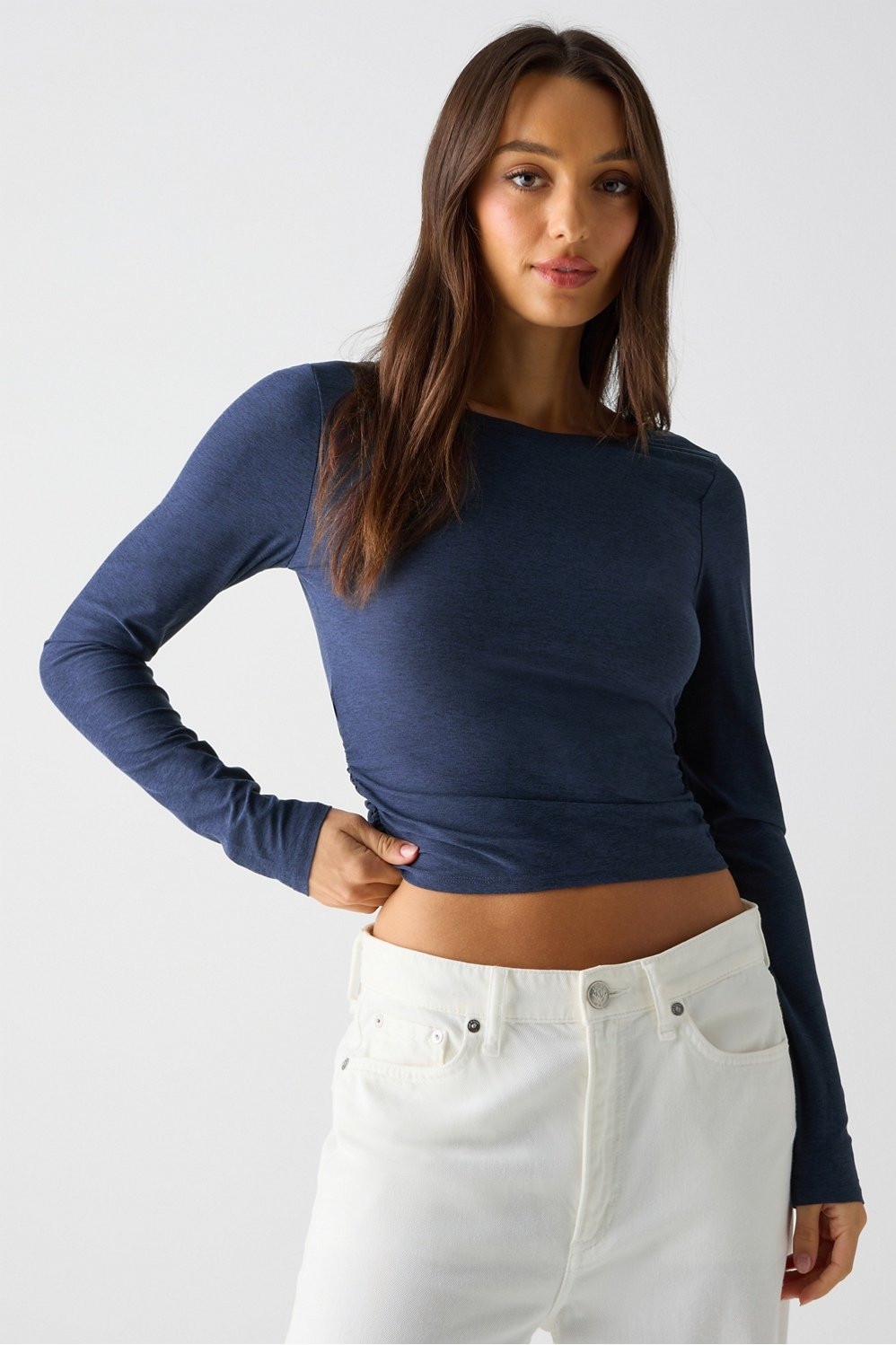 Whisper Crossover Long-Sleeve Top | Fabletics