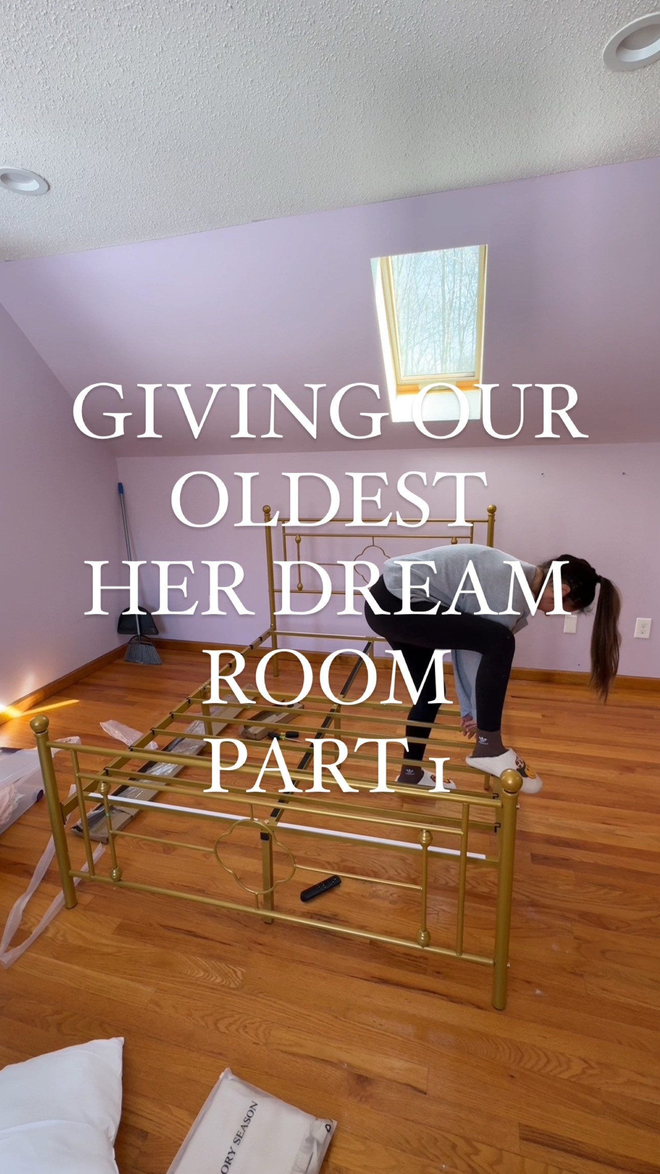I’m going to miss these sweet purple walls 🥹 #dreamroom #bigkidroom 

#LTKHome #LTKFamily #LTKKids