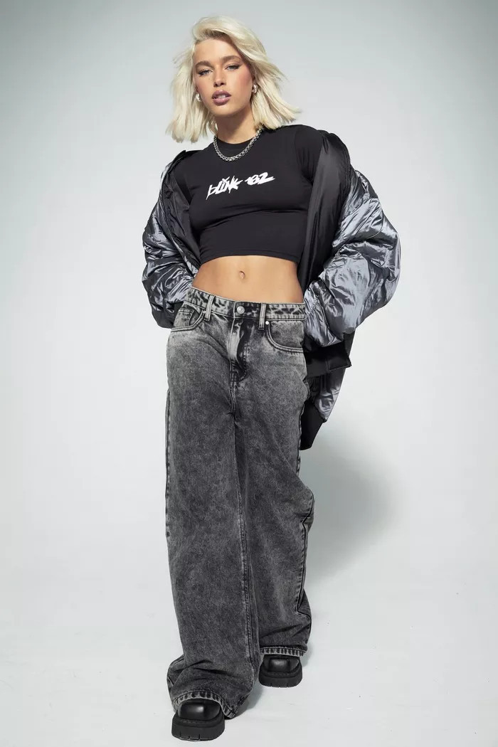 Blink 182 Baby Tee | boohoo (US & Canada)