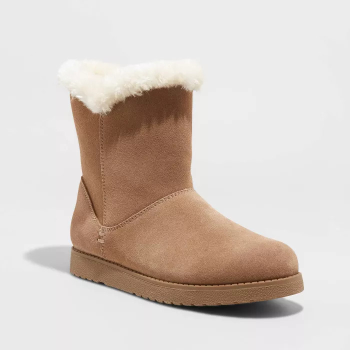 Women's Cat Mid Shearling Style Boots - Universal Thread™ | Target