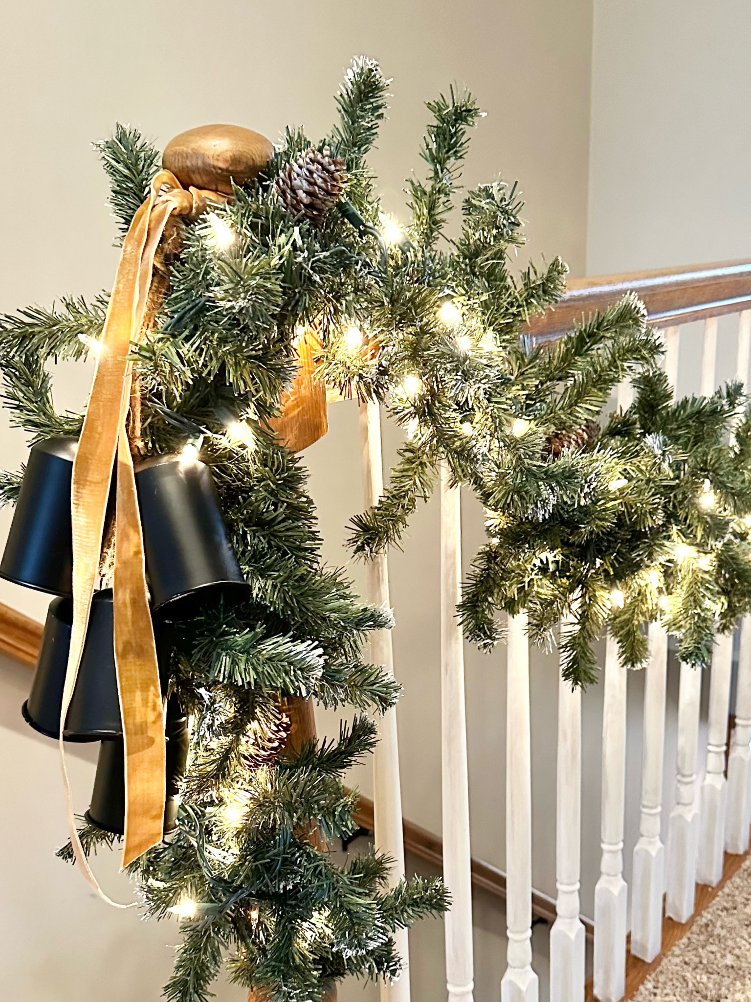 Decorate with garland and ribbon for Christmas! 

#LTKHome #LTKSeasonal #LTKHoliday