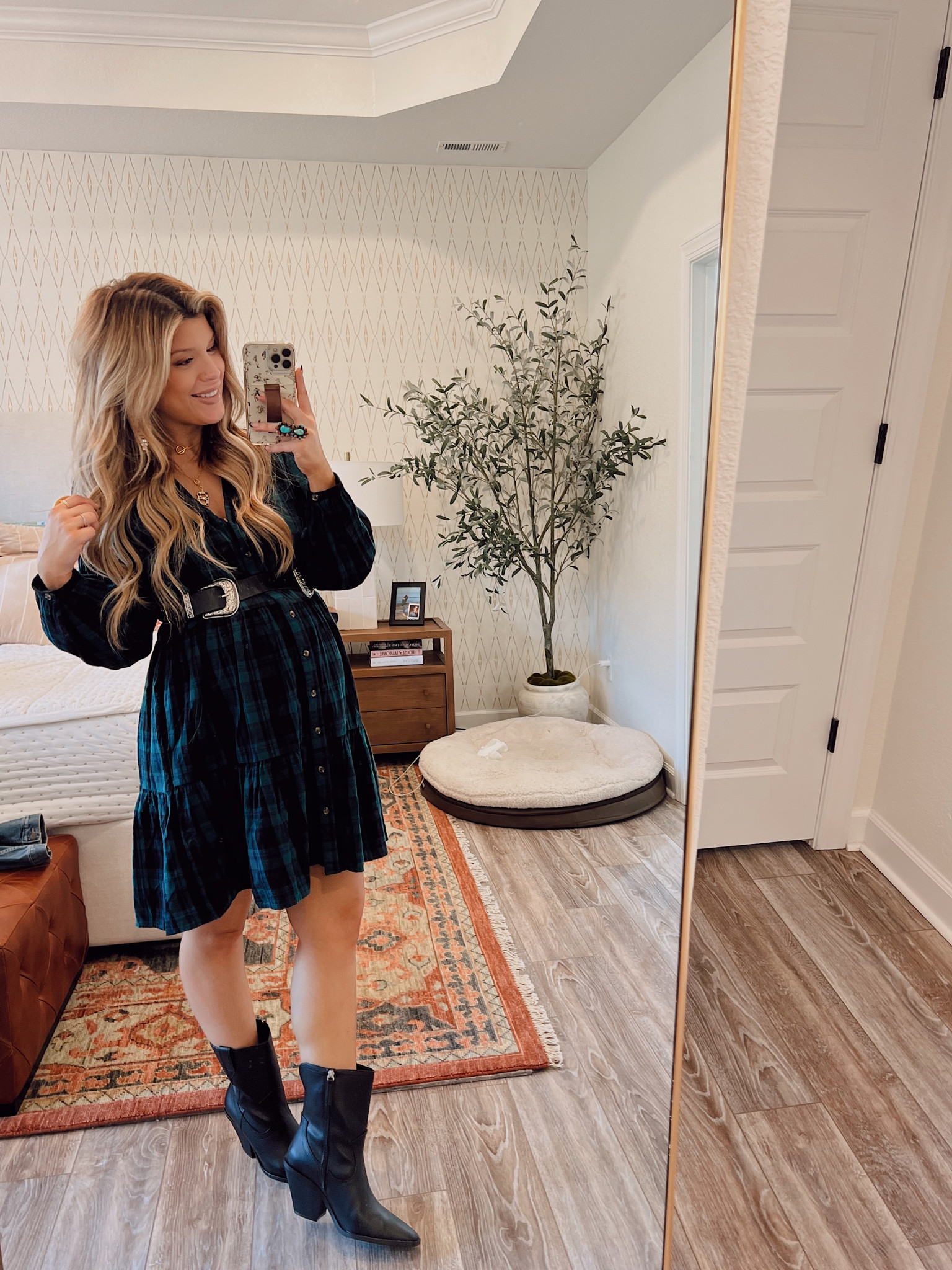 Grabbed some fall faves at Walmart! This dress is WONDERFUL fit and quality and would be flattering on everyone! Works bump or no bump! #walmartpartner #walmartfashion @walmartfashion

#LTKstyletip #LTKfindsunder50 #LTKHoliday