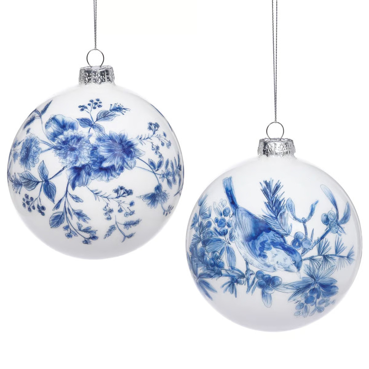 Chinoiserie Ball Ornament - 4.5 Inches Set Of 6 (Set of 6) | Perigold