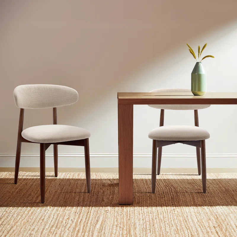 Upholstered Solid Wood Dining Chair Side Chair | Wayfair North America