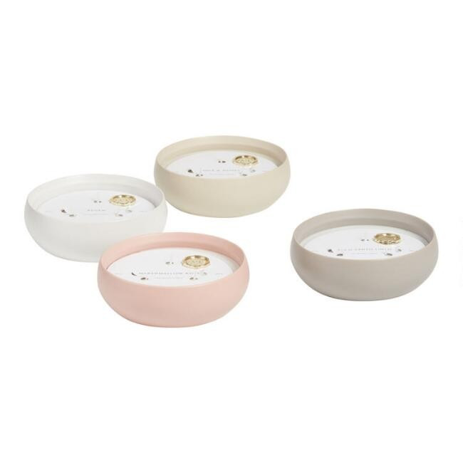 Semi Matte Ceramic 3 Wick Scented Candle | World Market