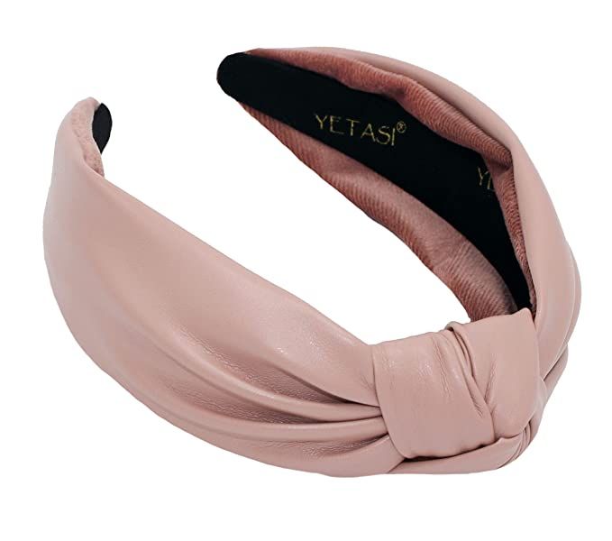 YETASI Head bands for Women's Hair are Made with Comfy Non Slip Material. Pink Headband is Trendy... | Amazon (US)