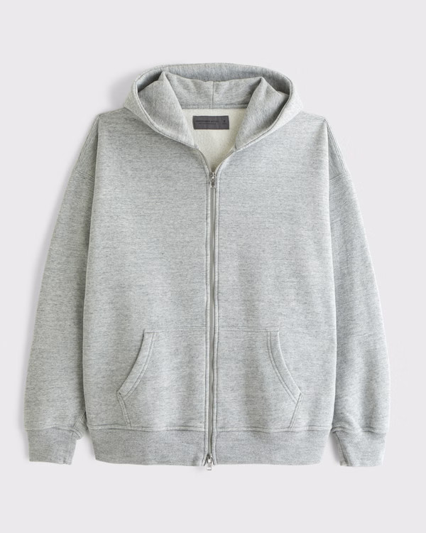 Essential Full-Zip Hoodie | Abercrombie & Fitch (US)