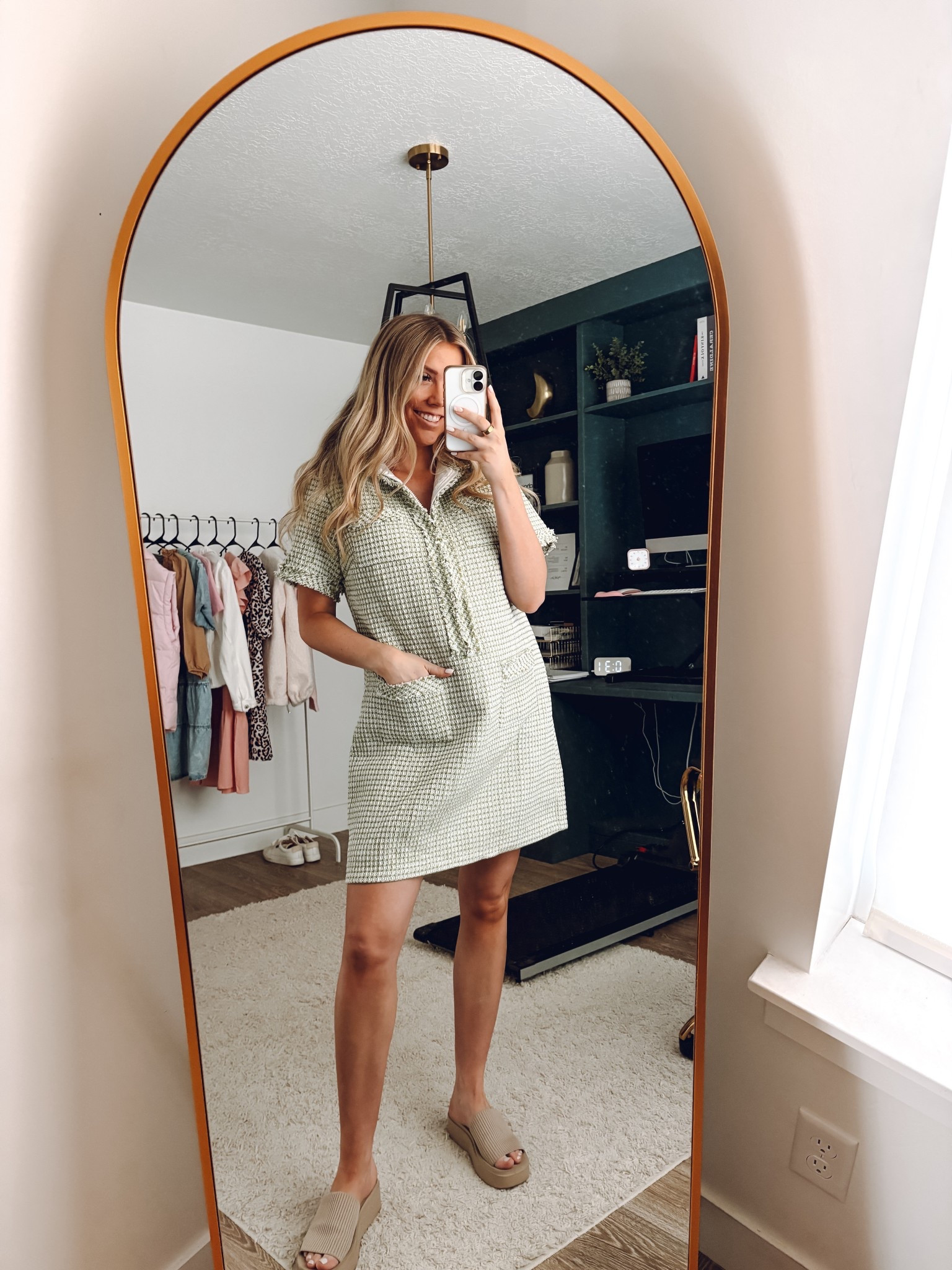 nursing friendly spring dress! has a lining and is great quality! I sized up one cause I’m newly postpartum but I’d say it’s true to size 

| spring dress | easter dress | nursing friendly | spring outfit | amazon fashionn

#LTKSeasonal #LTKmomlife #LTKootd