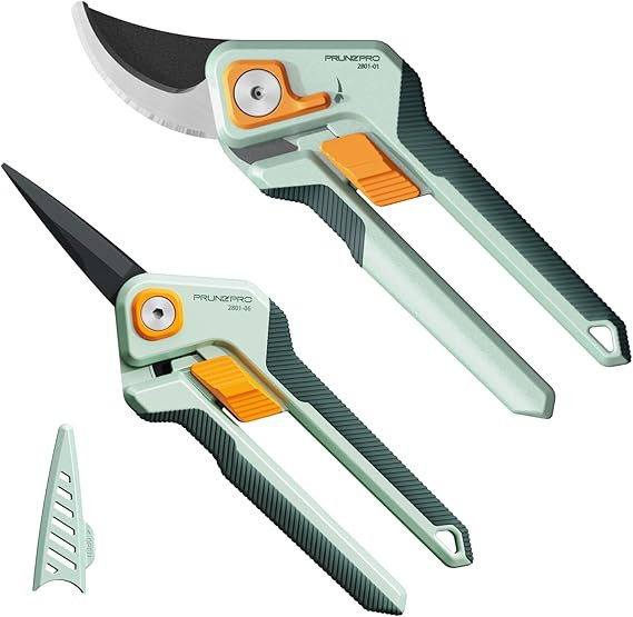PrunePro Pruning Shears Gardening Scissors Set Professional Hand Pruner Sharp Stainless Steel Bla... | Amazon (US)