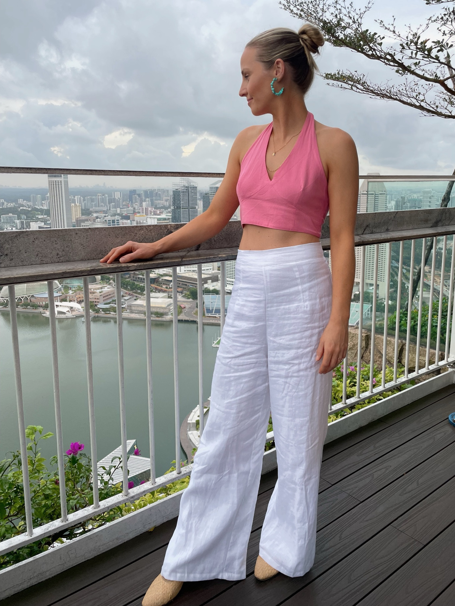These simple, wide leg white linen pants from Dissh were an absolute staple while holidaying in Singapore 🩷 hot weather & suitcase friendly, highly recommend for traveling to warmer climates  

#LTKaustralia #LTKtravel #LTKfindsunder100