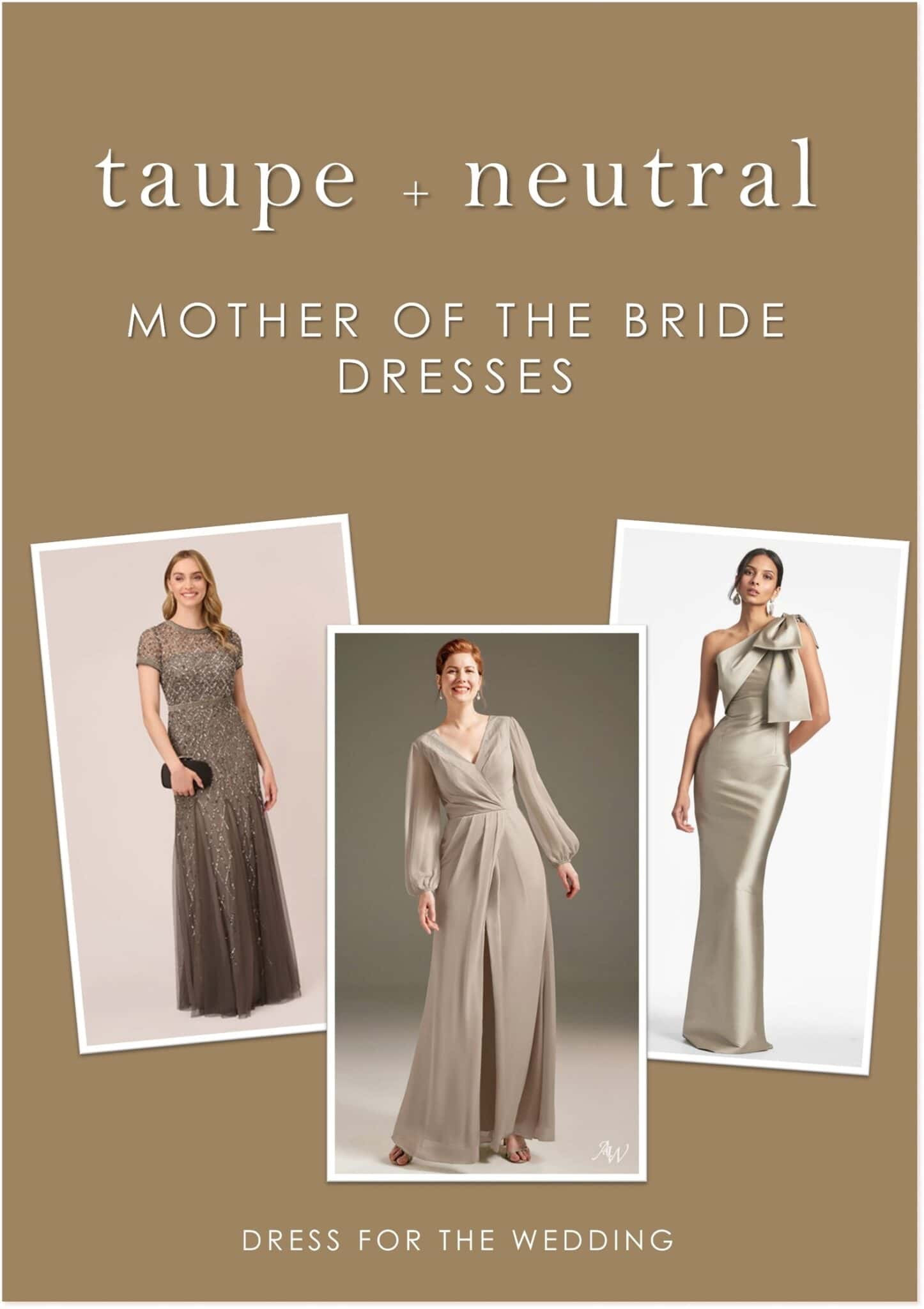 Tan Mother of the Bride Dresses