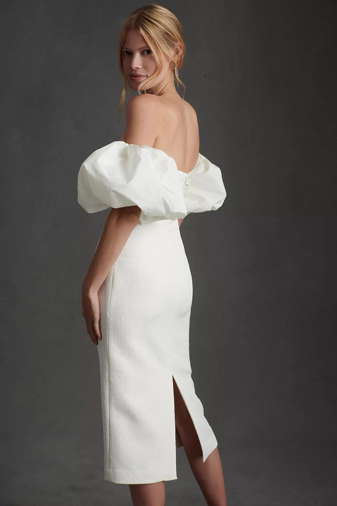 Rebecca Vallance Genevieve Puff-Sleeve Dress | Anthropologie (US)