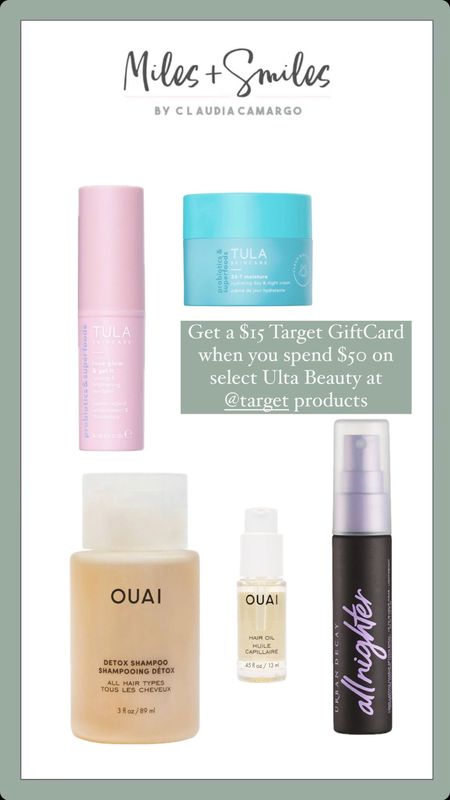 Target Circle Week 🎯 Get a $15 Target GiftCard when you spend $50 on select Ulta Beauty at Target products. Here are my faves!

#LTKbeauty #LTKxTarget #LTKsalealert