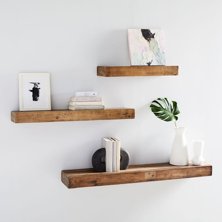 Reclaimed Wood Floating Shelf | West Elm (US)