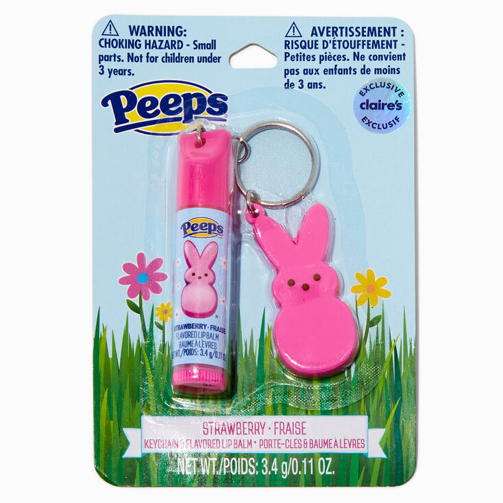 Peeps® Claire's Exclusive Flavored Lip Balm Keychain | Claire's (UK)