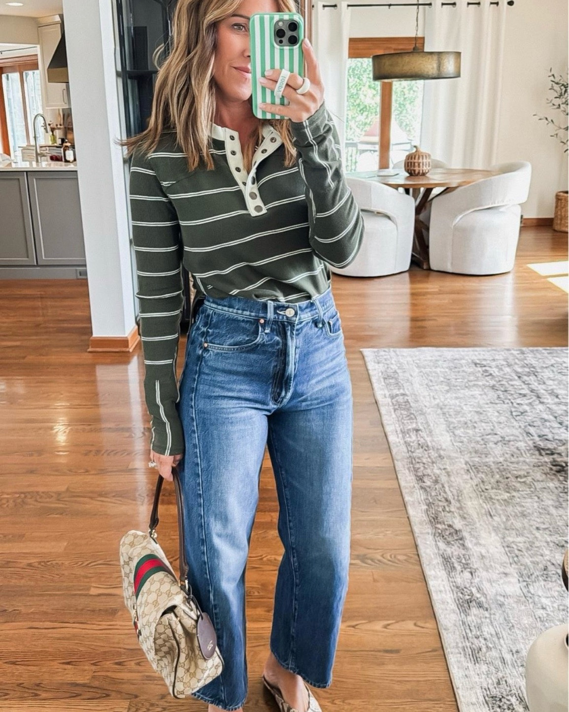 Saw that this cute henley is on sale!
Sized up one to the small
Jeans tts, 25 in the ankle flood style

#LTKootd #LTKmomlife #LTKSaleAlert