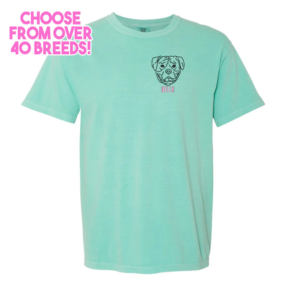 Make It Yours™ Dog Breed Comfort Colors T-Shirt | United Monograms