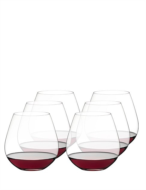 Riedel O Wine Tumbler Pinot Noir Set Of 6 | David Jones | David Jones (Australia & New Zealand)