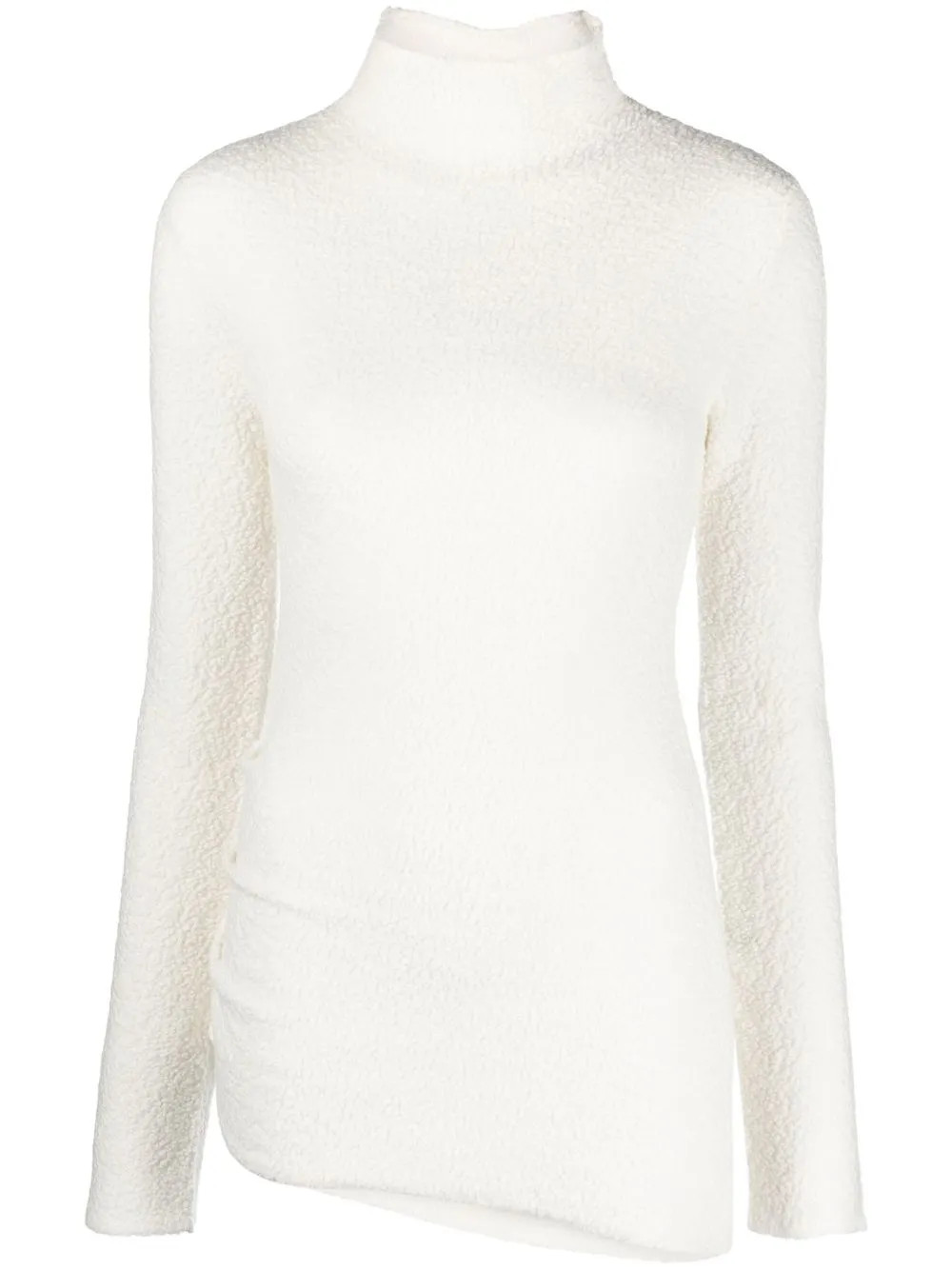 Helmut Lang roll-neck Asymmetric Jumper - Farfetch | Farfetch Global