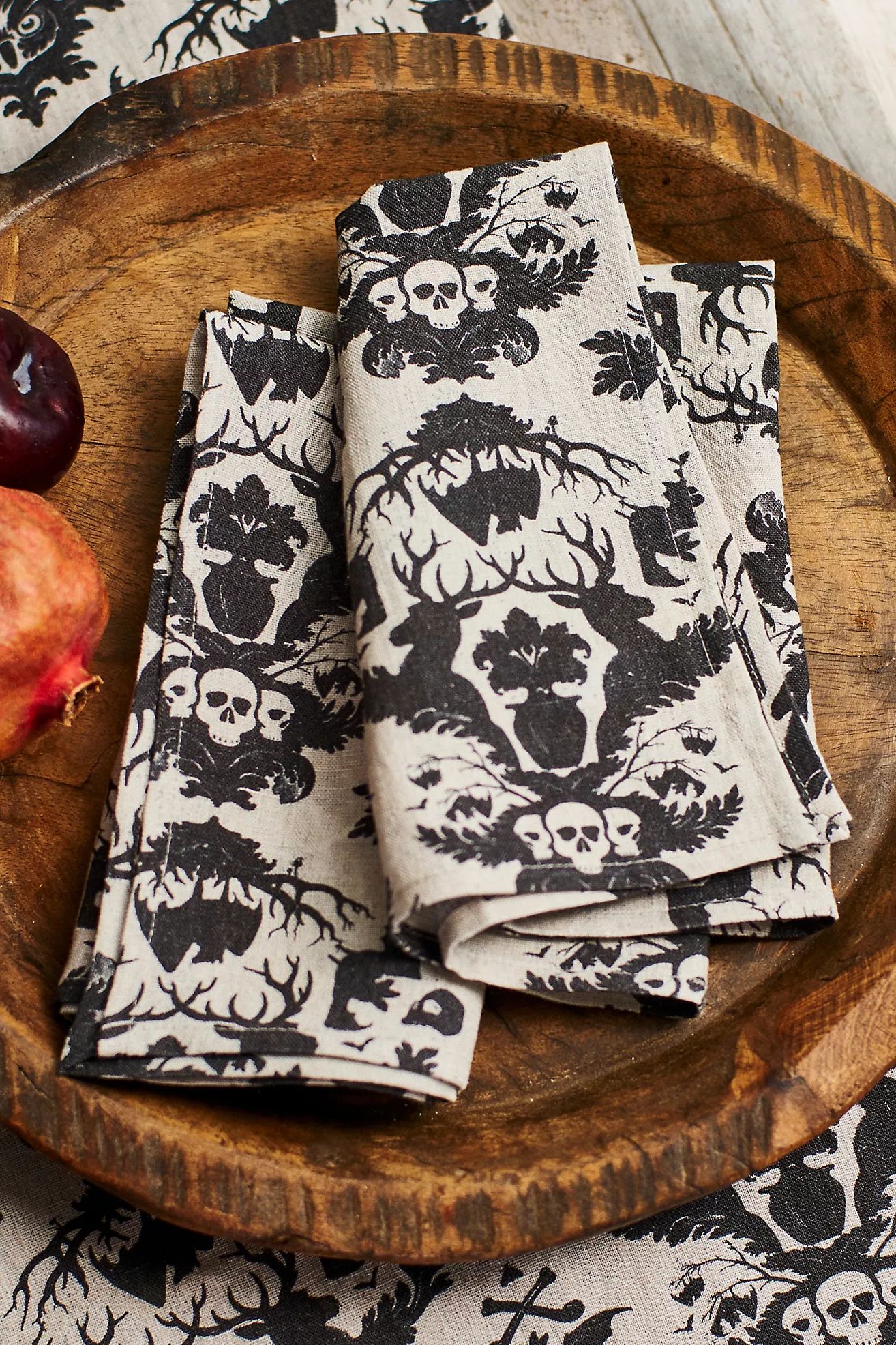 Black Forest Linen Napkins, Set of 2 | Anthropologie (US)