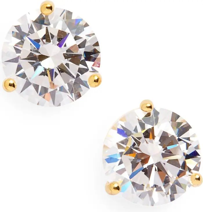 Nordstrom Cubic Zirconia Stud Earrings - 3ct. | Nordstrom | Nordstrom