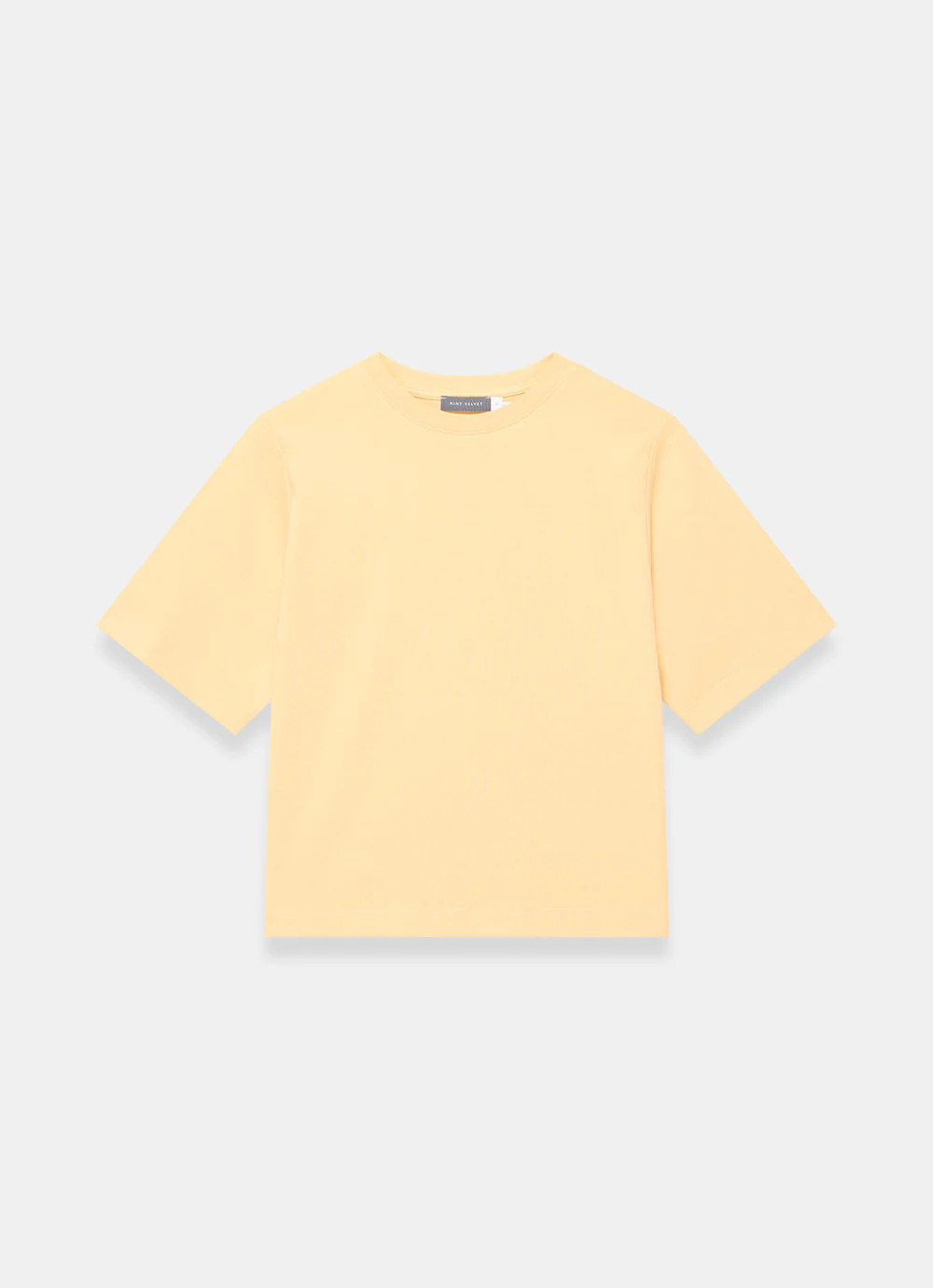 Yellow Cotton Ultimate T-Shirt | Mint Velvet