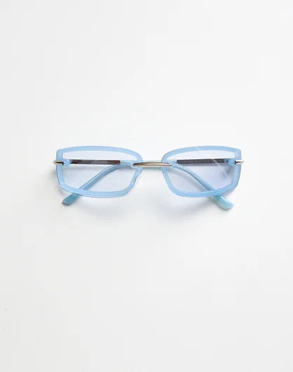 Frameless Sunglasses in Blue/silver | Glassons | Glassons (Australia)