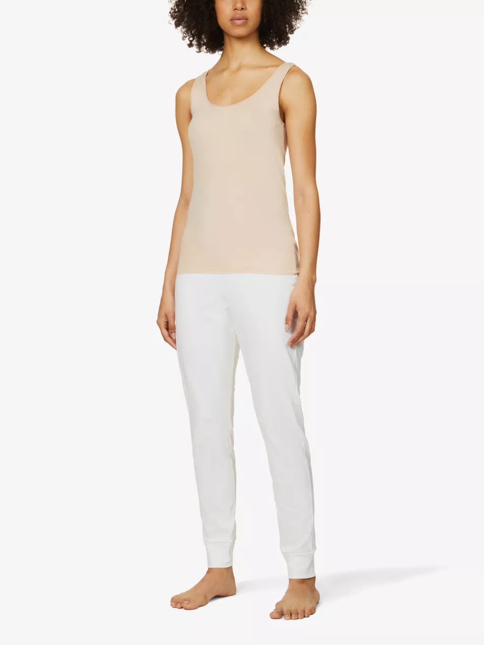 Seamless cotton-jersey vest top | Selfridges