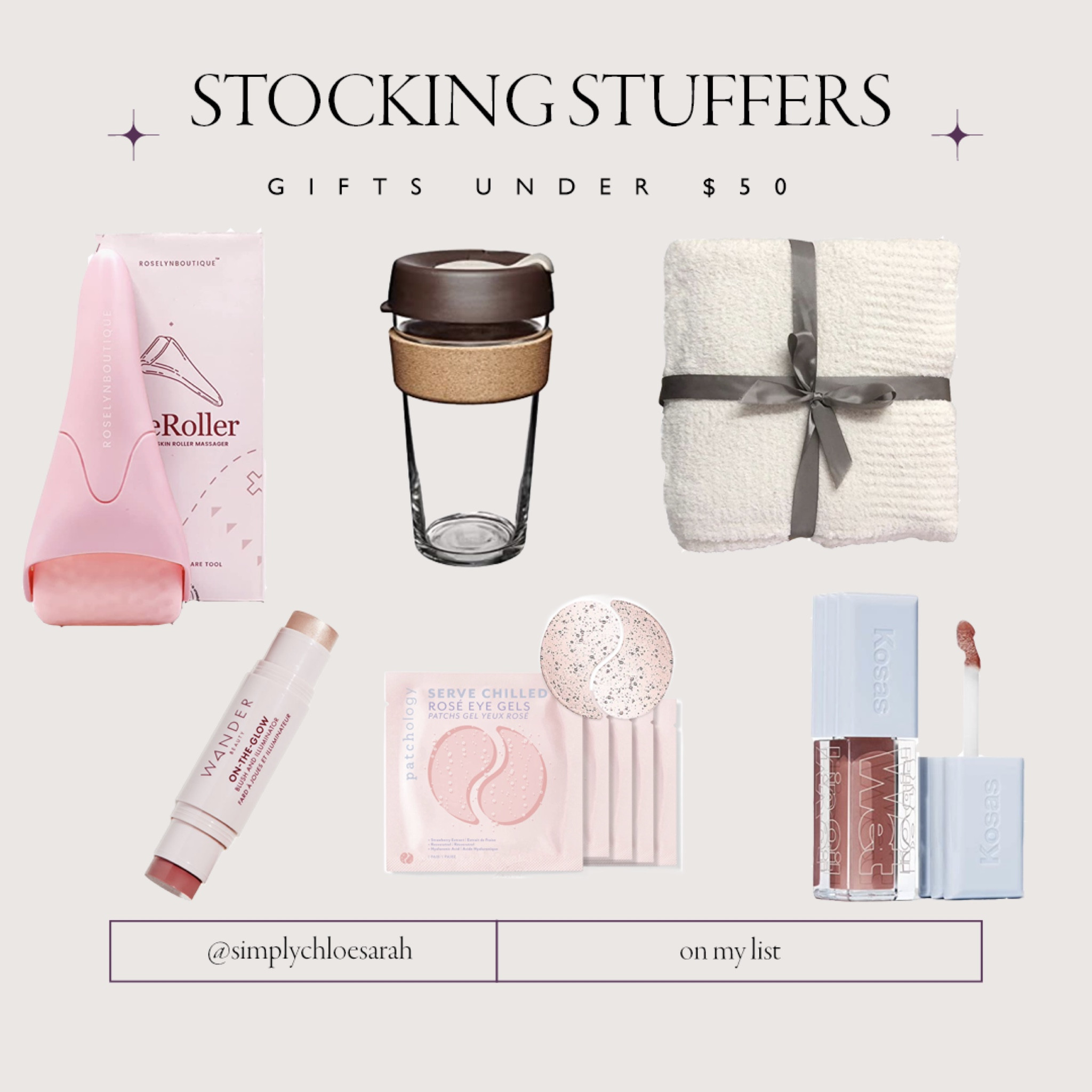 Stocking stuffer gifts under $50 for her! 

#LTKHoliday #LTKunder50 #LTKGiftGuide