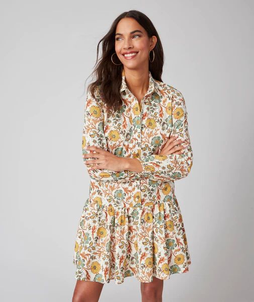 Cotton A-Line Maren Shirt Dress | UNTUCKit (US)