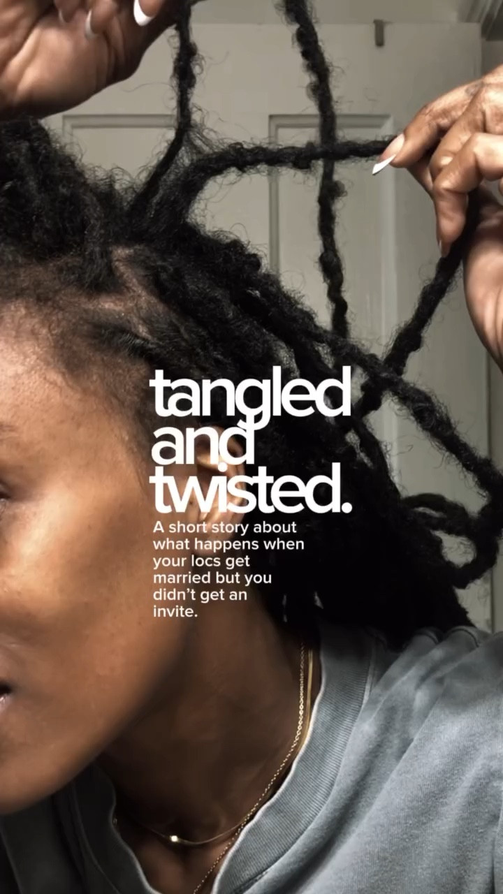 At this point they can just elope 😮‍💨💍

It hasn’t even been that long since my last retwist but I also haven’t been separating them after my washes like I should either. 

I ended up doing a light retwist with my water concoction and @cokoscrown oil but how do y’all separate your locs when they get like this? 

How to separate married locs
#diylocs #locjourney #silenthill #longlocs #twoheadeddragons