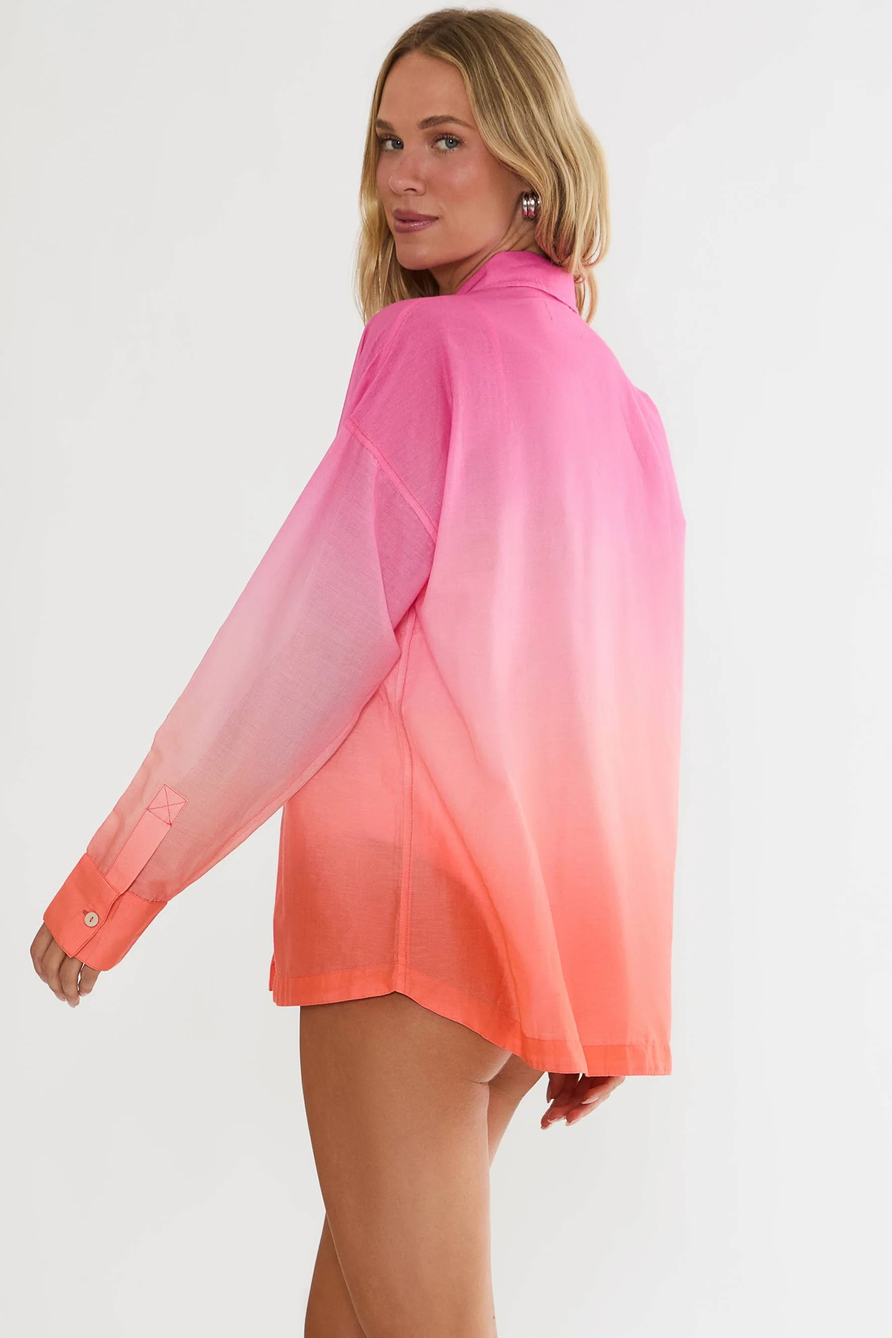 Cassidy Top Petal Sunrise | Ombre Cover Up Top | Beach Riot | Beach Riot