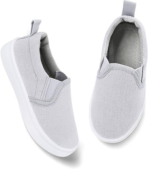 okilol Toddler Shoes Slip On Canvas Sneakers for Boys & Girls | Amazon (US)