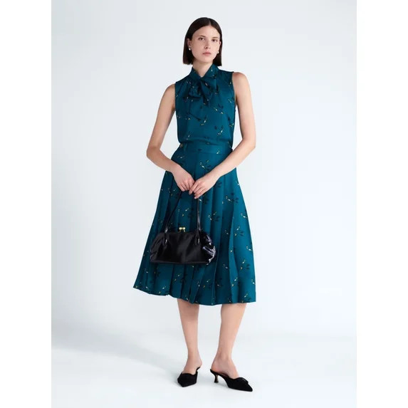Free Assembly Women's and Women's Plus Sleeveless Tie Neck Top, Sizes XS-4X | Walmart (US)