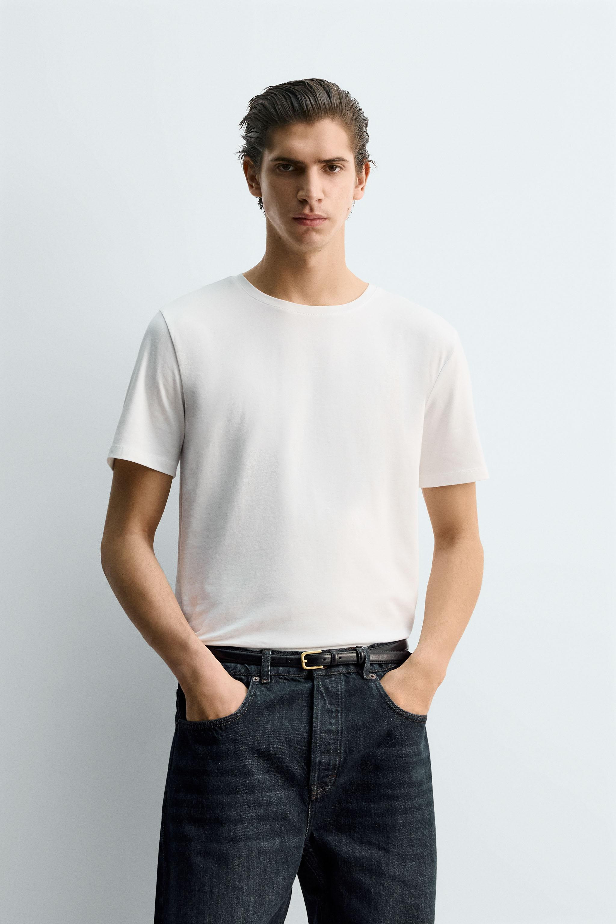 BASIC SLIM FIT T-SHIRT /01 | Zara US