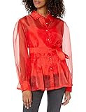 The Drop Women's @shopdandy Organza Shirt with Stretch Cami | Amazon (US)