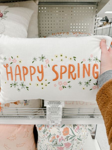 Spring pillow round up at target 
