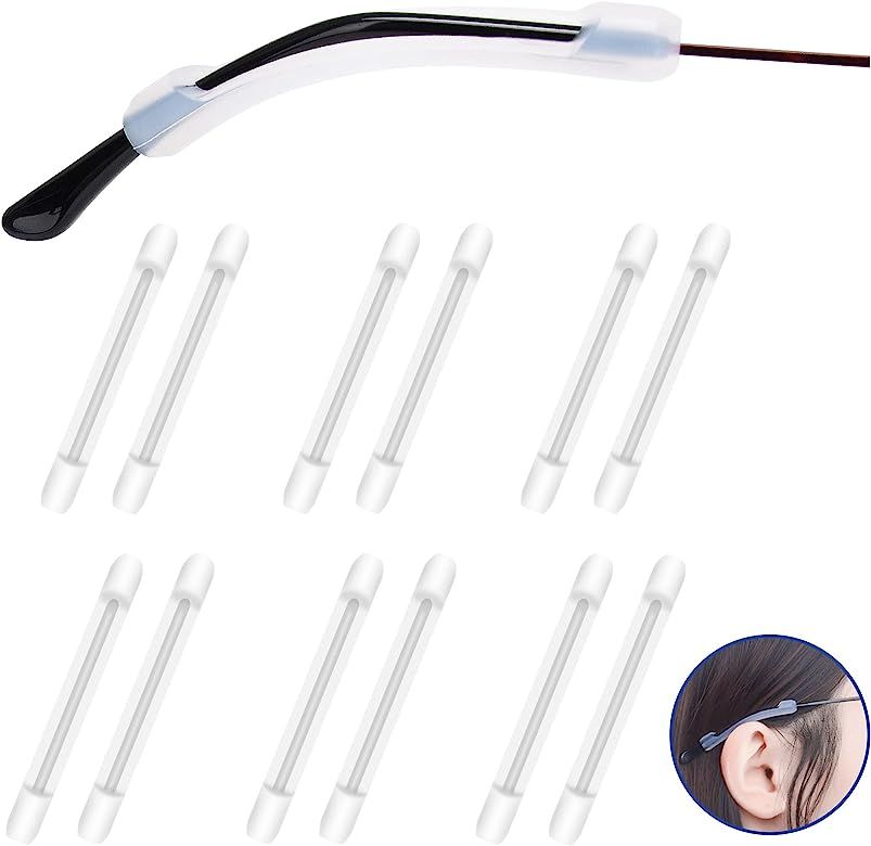 SooGree Anti-Slip Eyeglass Ear Grips Hook Comfortable Silicone Temple Tips Sleeve Retainer Eyewea... | Amazon (US)
