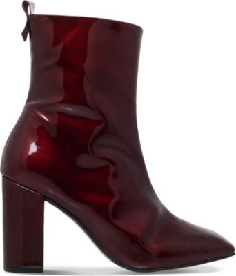 Strut patent-leather ankle boots | Selfridges