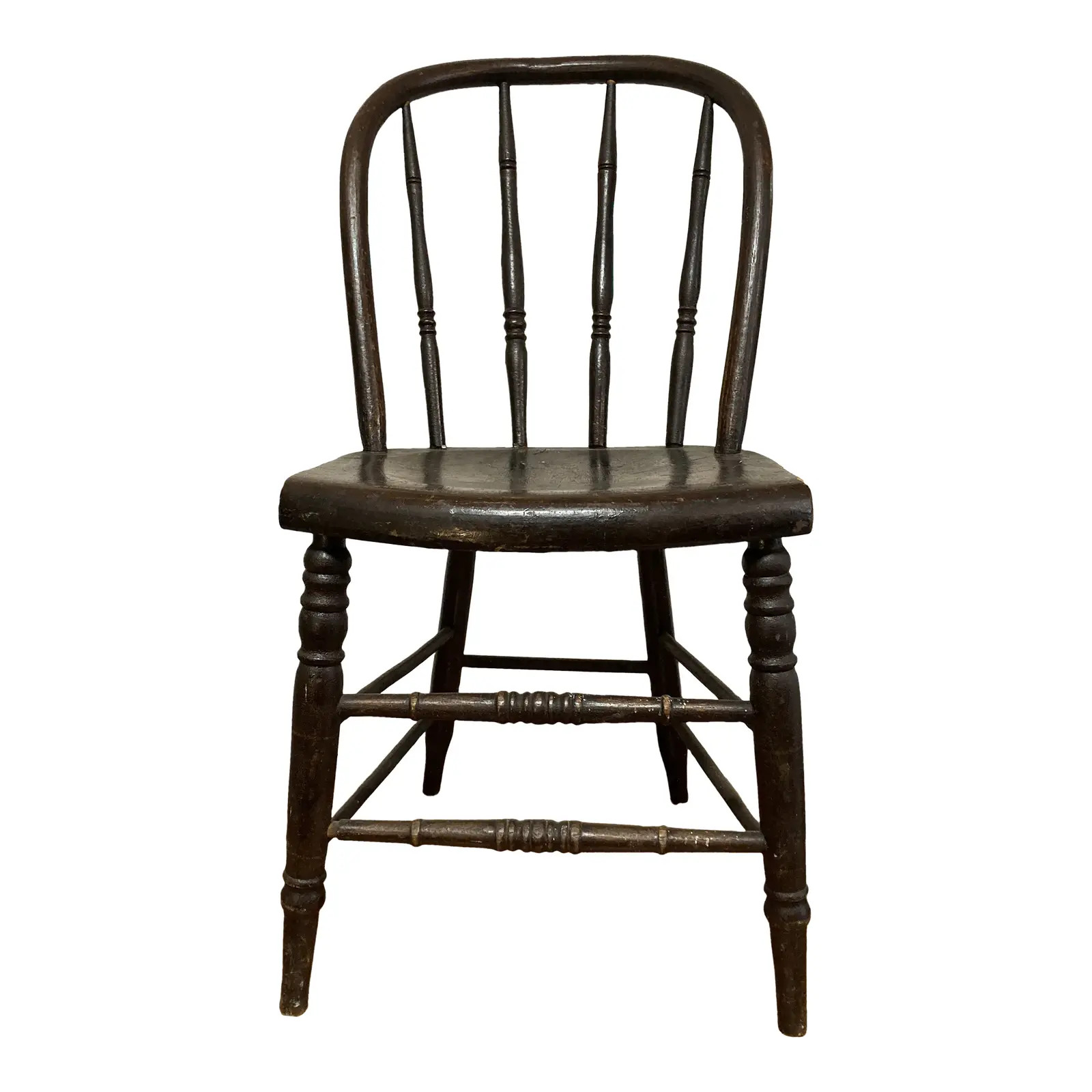 Antique Bow Back Chair | Chairish