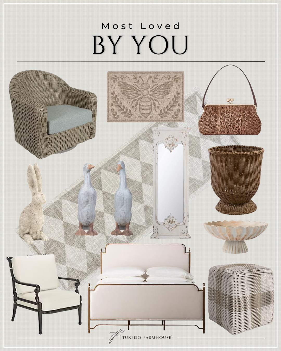 Most Loved by You

Which one was your favorite?

Seasonal, home decor, accent chairs, rugs, wall art, frames, pillows, lamps, baskets, candles, books, coffee tables, ottomans, trays, bowls, consoles, accent tables
 

 #LTKSeasonal #LTKHome #LTKSaleAlert