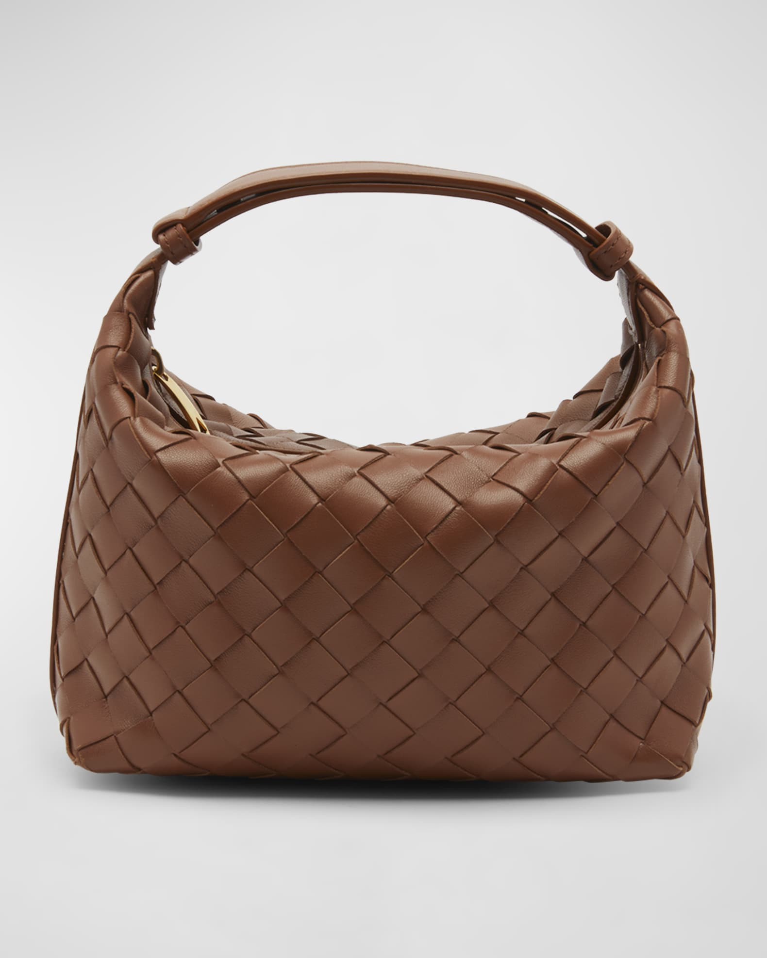 Bottega Veneta Wallace Small Intrecciato Leather Shoulder Bag | Neiman Marcus