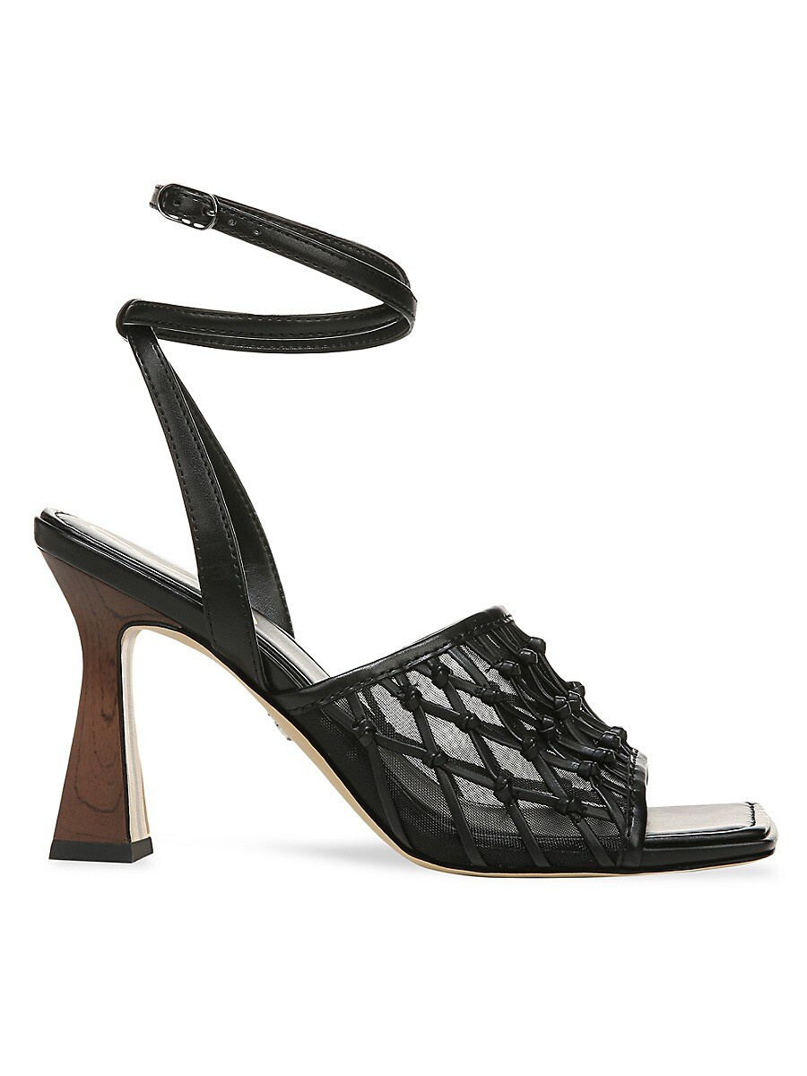 Sam Edelman Candice Ankle-Strap Sandals - Black - Size 8.5 | Saks Fifth Avenue OFF 5TH