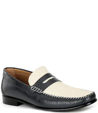 Men's Vincent Colorblock Penny Loafers | Dillard's