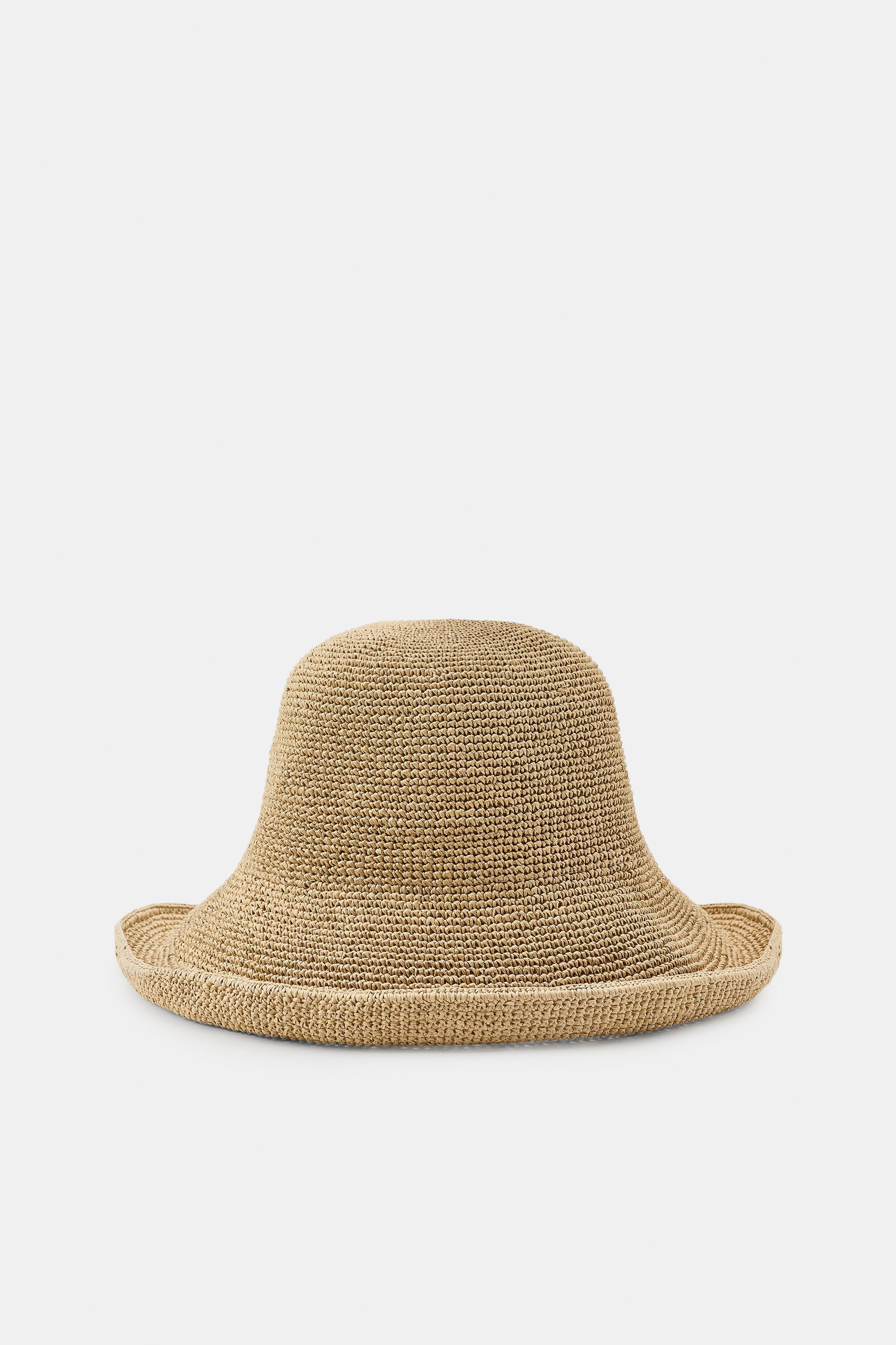 MOLDABLE BRIM WOVEN HAT | Zara US