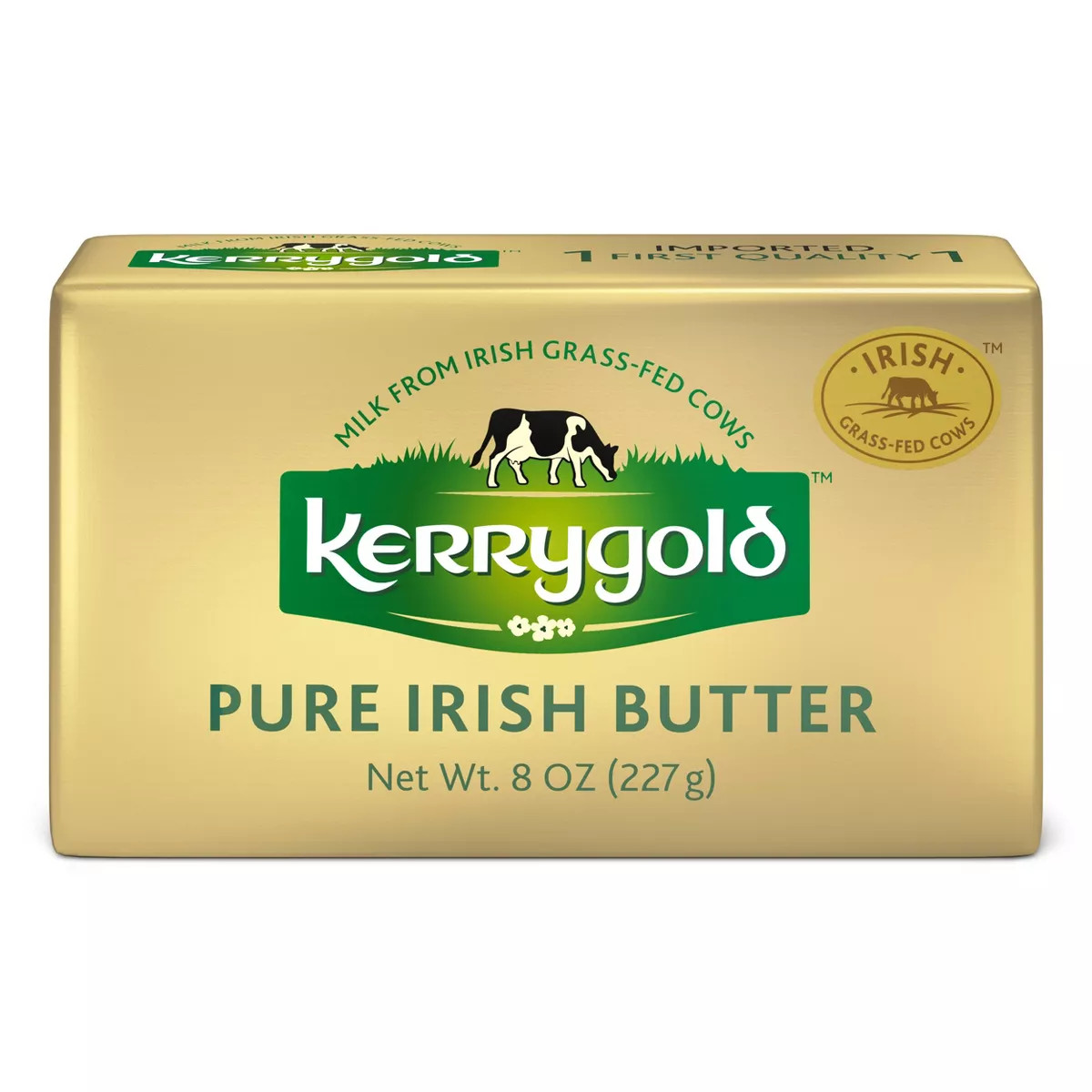 Kerrygold Grass-Fed Pure Irish Salted Butter - 8oz Foil | Target