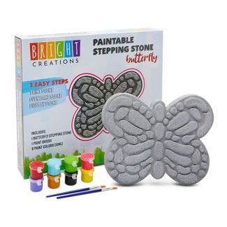 Bright Creations Paint Your Own Stepping Stones Kit for Kids DIY Arts and Crafts, Garden Décor, ... | Target