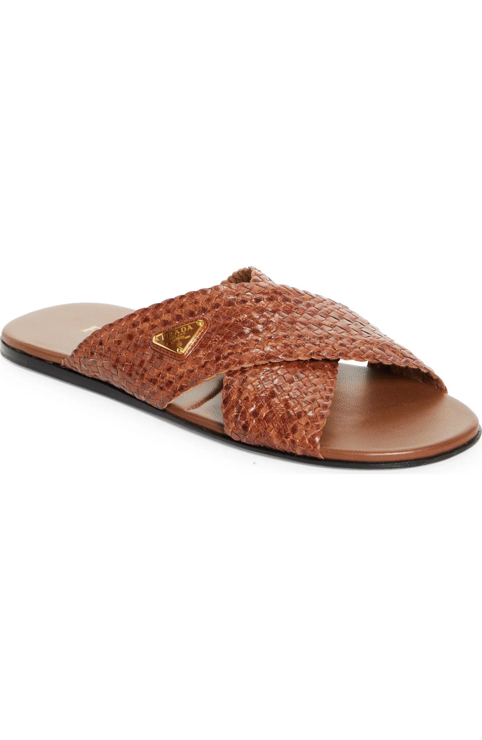 Woven Slide Sandal (Women) | Nordstrom