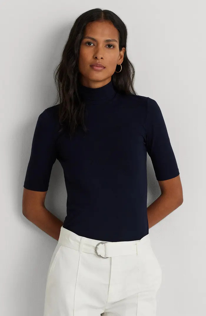 Jersey Turtleneck Top | Nordstrom