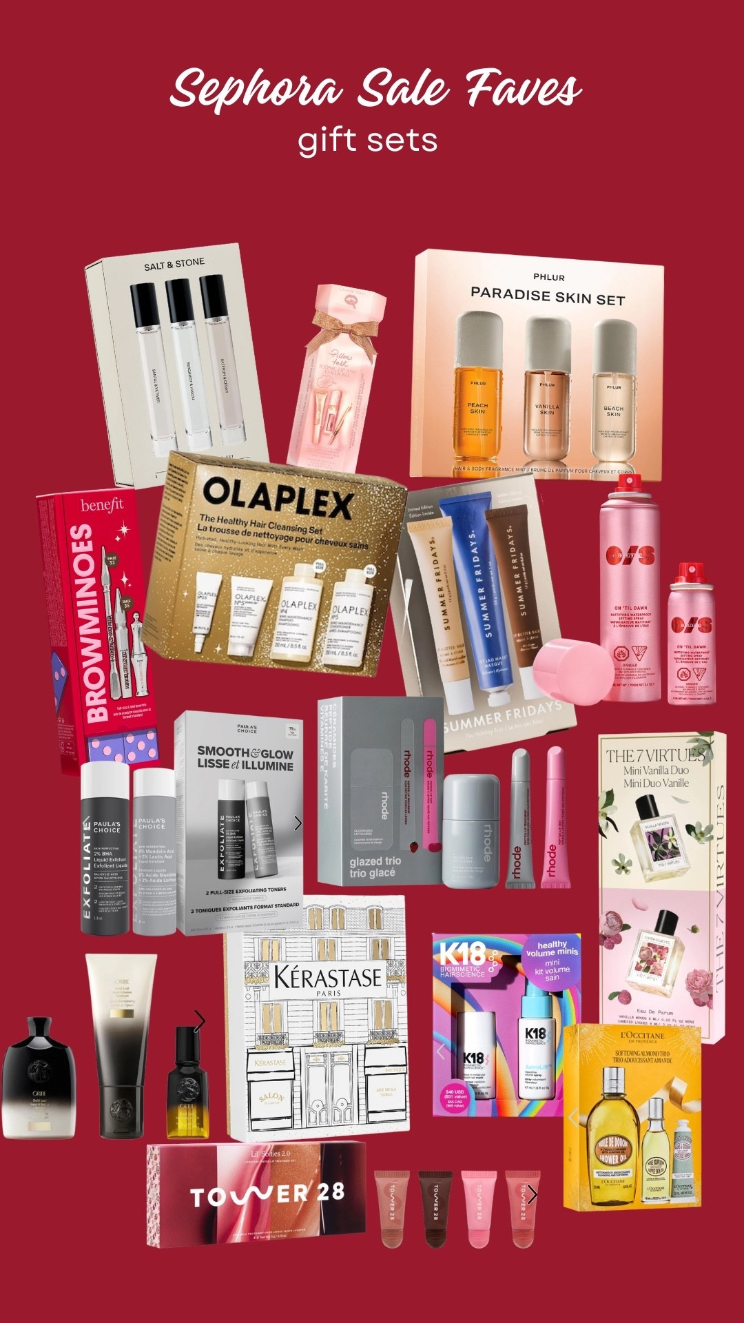 Sephora sale gift sets !! Use code EVERYTHING !! 

#LTKBeauty #LTKGiftGuide #LTKHoliday